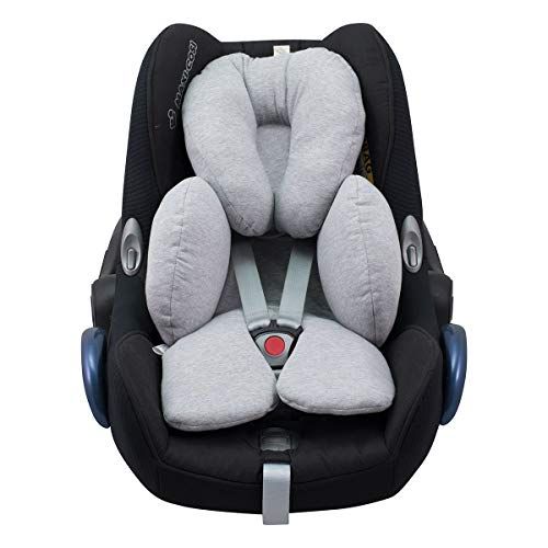  [아마존베스트]JANABEBE Reducer Cushion Infant Head & Baby Body Support Antiallergic Janabebe Stone Grey