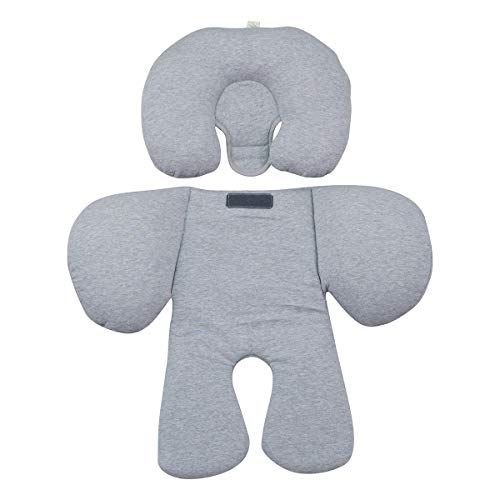  [아마존베스트]JANABEBE Reducer Cushion Infant Head & Baby Body Support Antiallergic Janabebe Stone Grey