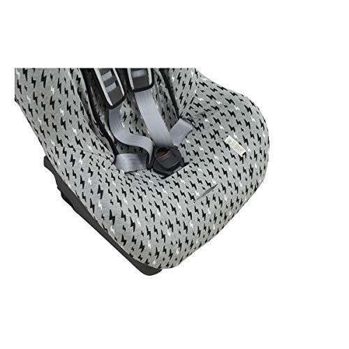  [아마존베스트]JANABEBE Universal Car Seat Cover Liner (Britax, Chicco, Mico and More) Black Rayo