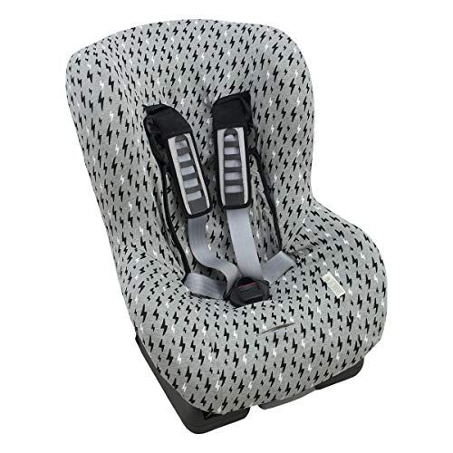  [아마존베스트]JANABEBE Universal Car Seat Cover Liner (Britax, Chicco, Mico and More) Black Rayo