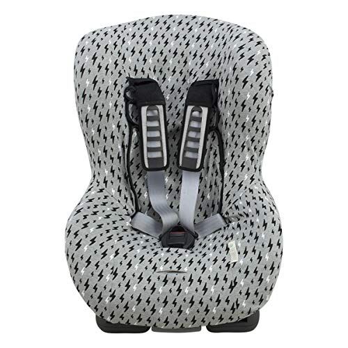  [아마존베스트]JANABEBE Universal Car Seat Cover Liner (Britax, Chicco, Mico and More) Black Rayo