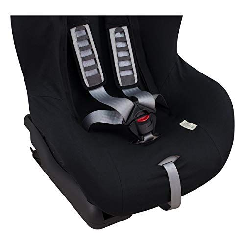  [아마존베스트]JANABEBE Universal Carseat Cover Liner (Britax, Chicco, Mico and More) Black Series