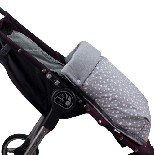  JANABEBE Janabebe Footmuff Baby Sack Jogger City Mini Pushchairs (White Star, Cotton)