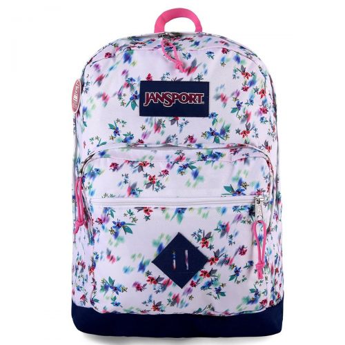  JanSport City Scout Laptop Backpack (Multi White Floral Haze)