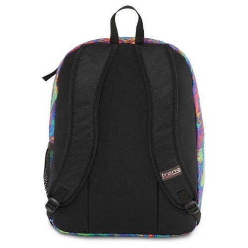  Trans by Jansport Supermax Multi Acid Rainbow Swirl Backpack