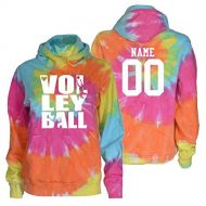 JANT girl Custom Volleyball Tie Dye Sweatshirt - Stacked Logo