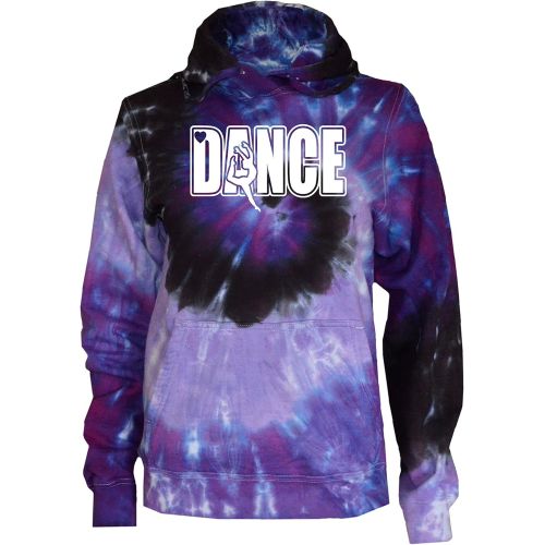  JANT girl Dance Tie Dye Sweatshirt - Dancer with Heart Logo