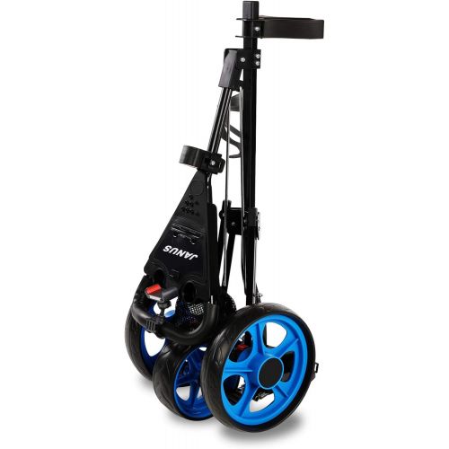  [아마존베스트]JANUS Golf Push Cart, Golf cart for Golf Clubs, Golf Pull cart for Golf Bag, Golf Push carts 3 Wheel Folding, Golf Accessories for Men Women/Kids Practice and Game