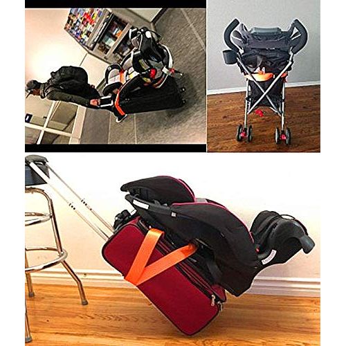  [아마존베스트]TOKATA Kids Car Seat Travel Belt Luggage Strap to Convert CarSeat and Luggage Suitcase into an Airport Car Seat...