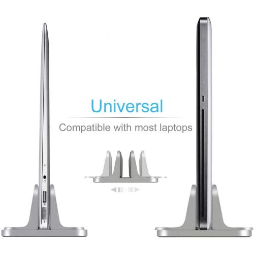  [아마존베스트]JARLINK Vertical Laptop Stand, Adjustable Laptop Holder Desktop Stand with Adjustable Dock Size (up to 17.3 inches) Compatible with All MacBook/Surface/Lenovo/Dell/Gaming Laptops (