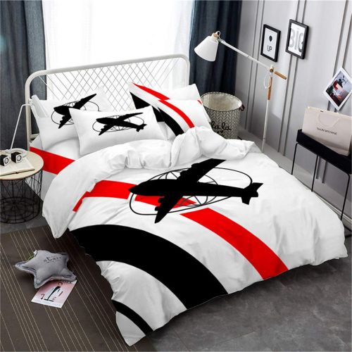  JARSON Deep Blue Cartoon Bedding Sets Little Boy Moon Star Printed Duvet Cover Set Kids Bedding Twin Size