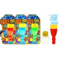 JA-RU Grab a Bubble Storm Touchable Bubbles Blowing Toy (3 Pack) I Hundred of Touching Bubbles Soap Solution Toy Favors I Party Favor Pinata Filler in Bulk 1508-3A
