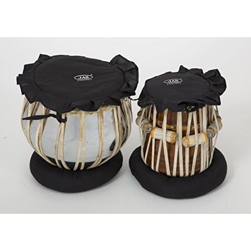  [아마존베스트]JAS England Jas Tabla Set Steel Bayan Sheesham Dayan with Accessories