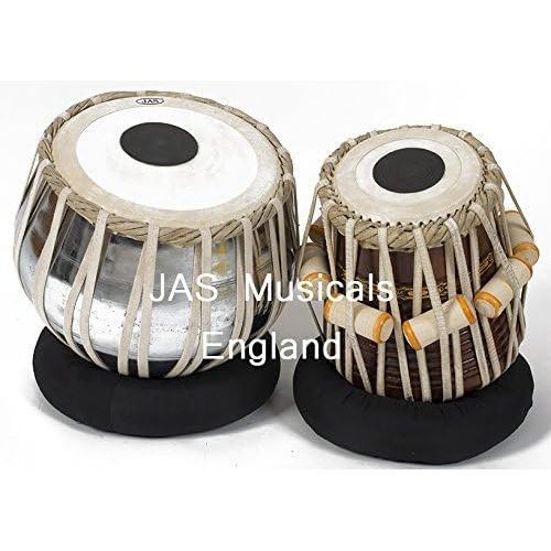  [아마존베스트]JAS England Jas Tabla Set Steel Bayan Sheesham Dayan with Accessories