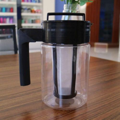  [아마존베스트]JAWM 900ML Cold Brew Iced Coffee Maker With Airtight Lid&Silicone Handle