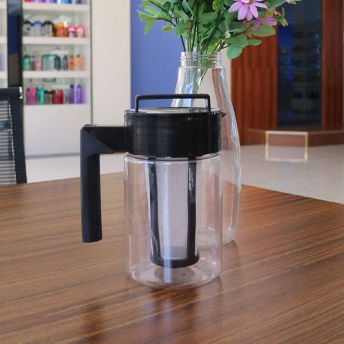  [아마존베스트]JAWM 900ML Cold Brew Iced Coffee Maker With Airtight Lid&Silicone Handle