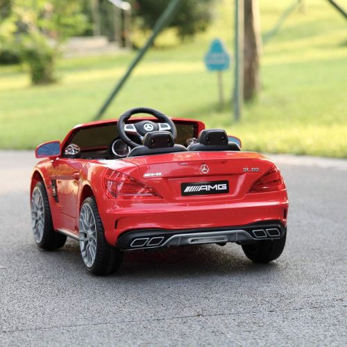  JAXPETY Mercedes Benz 12V Electric Kids Ride On Car Licensed MP3 RC Remote Control (Black)