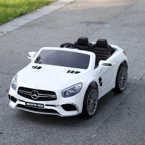  JAXPETY Mercedes Benz 12V Electric Kids Ride On Car Licensed MP3 RC Remote Control (Black)