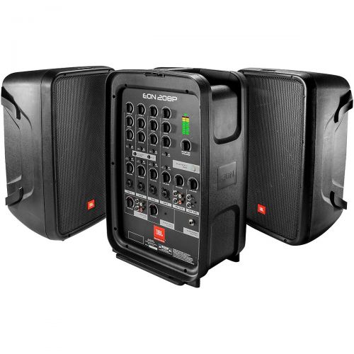 제이비엘 JBL},description:Get legendary JBL sound quality with the EON208P all-in-one portable PA system. With a convenient suitcase-style design, the EON208P makes it easy to get great sou