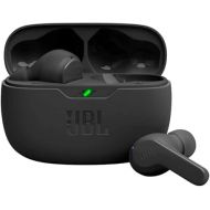 JBL Vibe Beam - True Wireless JBL Deep Bass Sound Earbuds, Bluetooth 5.2, Water & Dust Resistant, Hands-free call with VoiceAware, Up to 32 hours of battery life (Black)