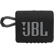 JBL Go 3: Portable Speaker with Bluetooth, Built-in Battery, Waterproof and Dustproof Feature - Black