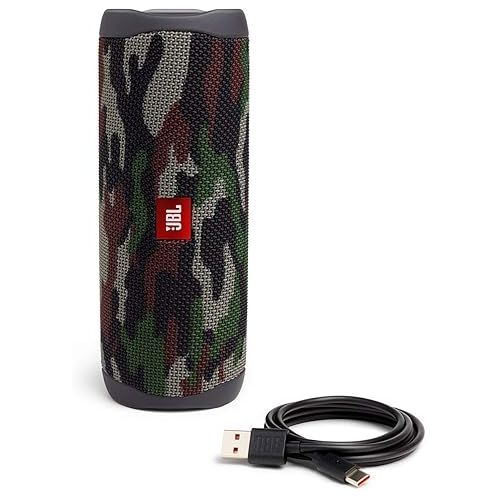 제이비엘 JBL FLIP 5 Waterproof Portable Bluetooth Speaker - Squad (Renewed)