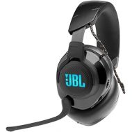 JBL Quantum 610 Wireless 2.4GHz Headset: 40h Battery, 50mm Drivers, PC Gaming and Console Compatible, Black, Medium