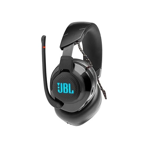 제이비엘 JBL Quantum 610 Wireless 2.4GHz Headset: 40h Battery, 50mm Drivers, PC Gaming and Console Compatible, Black, Medium