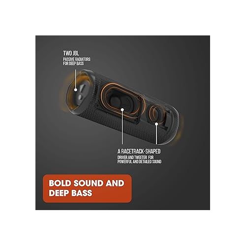 제이비엘 JBL Flip 6 - Portable Bluetooth Speaker, powerful sound and deep bass, IPX7 waterproof, 12 hours of playtime, JBL PartyBoost for multiple speaker pairing for home, outdoor and travel (Blue)