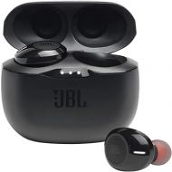 JBL Tune 125TWS True Wireless In-Ear Headphones - Pure Bass Sound, 32H Battery, Bluetooth, Fast Pair, Comfortable, Wireless Calls, Music, Native Voice Assistant (Black), Small