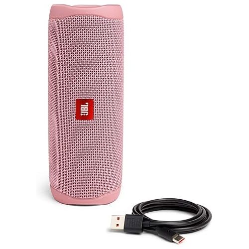 제이비엘 JBL FLIP 5, Waterproof Portable Bluetooth Speaker, Pink