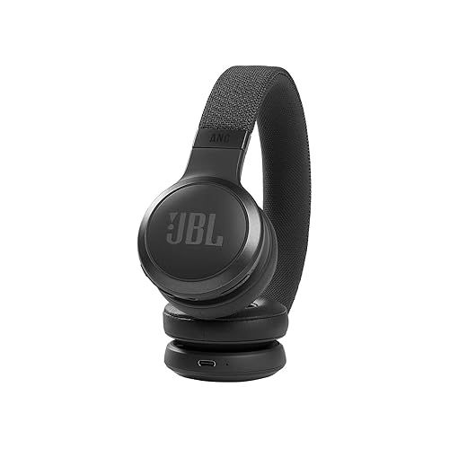 제이비엘 JBL Live 460NC - Wireless On-Ear Noise Cancelling Headphones with Long Battery Life and Voice Assistant Control - Black, Medium