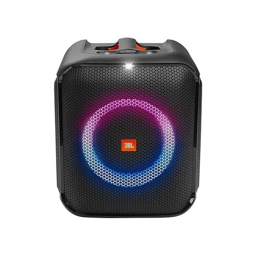 제이비엘 JBL Partybox Encore Essential: 100W Sound, Built-in Dynamic Light Show, and Splash Proof Design, Black