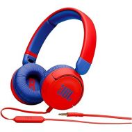 JBL JR 310 - Kids On-Ear Headphones (Red/Blue), Small