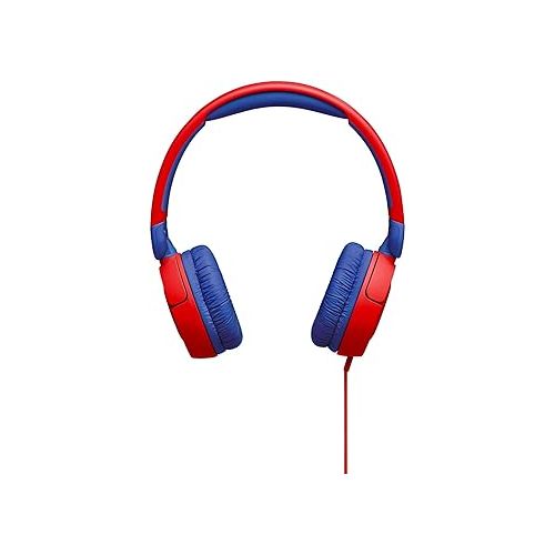 제이비엘 JBL JR 310 - Kids On-Ear Headphones (Red/Blue), Small