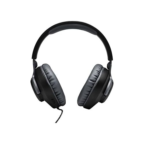 제이비엘 JBL Quantum 100 - Wired Over-Ear Gaming Headphones - Black, Large