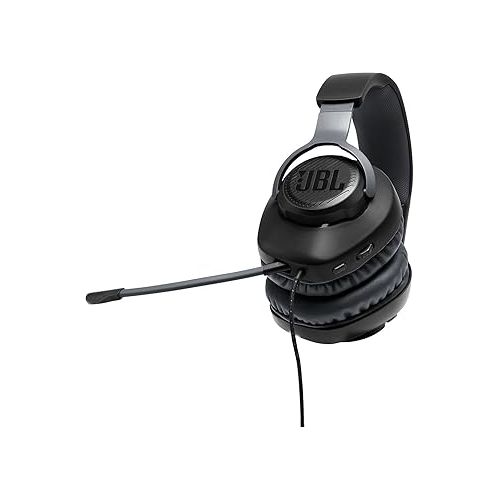 제이비엘 JBL Quantum 100 - Wired Over-Ear Gaming Headphones - Black, Large