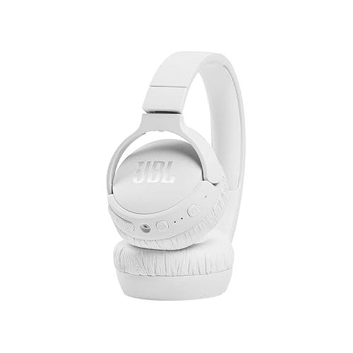 제이비엘 JBL Tune 660NC: Wireless On-Ear Headphones with Active Noise Cancellation - White, Medium