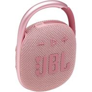 JBL Clip 4 - Portable Mini Bluetooth Speaker, Big Audio and Punchy bass, Integrated Carabiner, IP67 Waterproof and dustproof, Speaker (Pink) (Renewed)