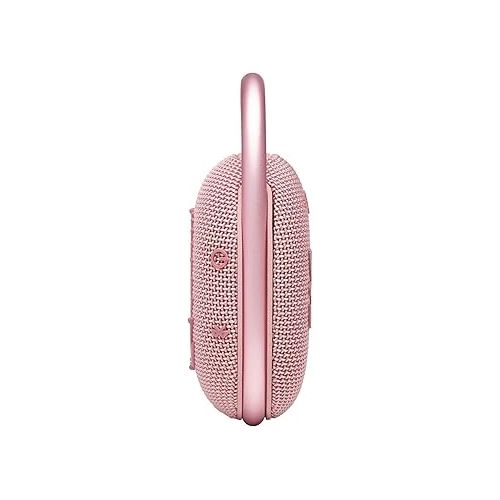 제이비엘 JBL Clip 4 - Portable Mini Bluetooth Speaker, Big Audio and Punchy bass, Integrated Carabiner, IP67 Waterproof and dustproof, Speaker (Pink) (Renewed)