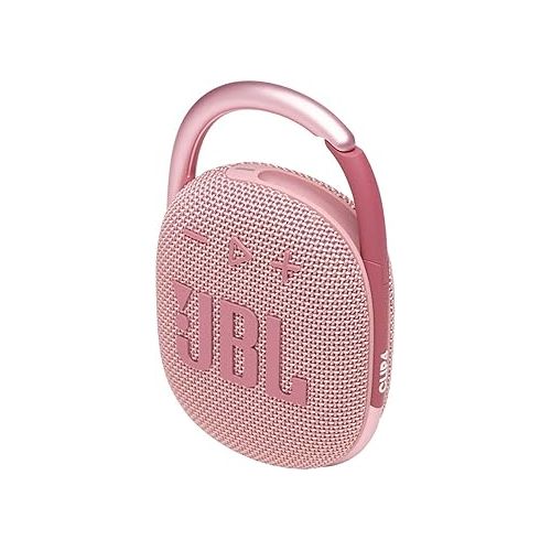 제이비엘 JBL Clip 4 - Portable Mini Bluetooth Speaker, Big Audio and Punchy bass, Integrated Carabiner, IP67 Waterproof and dustproof, Speaker (Pink) (Renewed)