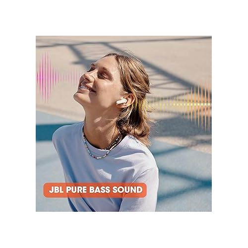 제이비엘 JBL Tune 230NC TWS - True Wireless In-Ear Headphones, Active Noise Cancelling with Smart Ambient, JBL Pure Bass Sound, 4 mics for perfect voice calls, IPX4, 40Hrs of battery life (Black)