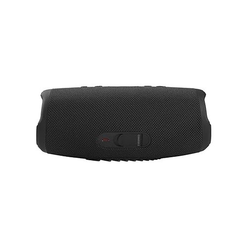 제이비엘 JBL Charge 5 Portable Waterproof Wireless Bluetooth Speaker Bundle with divvi! Protective Hardshell Case - Black