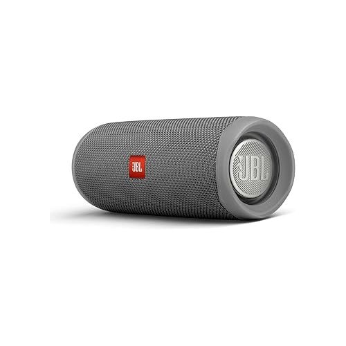 제이비엘 JBL Flip 5, Waterproof Portable Bluetooth Speaker, Gray, with A Megen Hardshell Protection Case