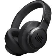 JBL LIVE 770NC - Wireless Over-Ear Headphones with True Adaptive Noise Cancelling with Smart Ambient, Up to 65 hours of battery life, Comfort-fit fabric headband & carrying pouch (Black)