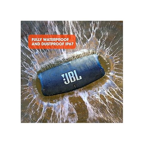 제이비엘 JBL CHARGE 5 - Portable Bluetooth Speaker with IP67 Waterproof and USB Charge out - Red (Renewed)