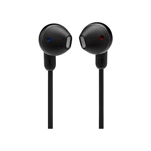 제이비엘 JBL Tune 215 - Bluetooth Wireless in-Ear Headphones with 3-Button Mic/Remote and Flat Cable - Black, Small