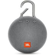 JBL Clip 3, Gray - Waterproof, Durable & Portable Bluetooth Speaker - Up to 10 Hours of Play - Includes Noise-Cancelling Speakerphone & Wireless Streaming