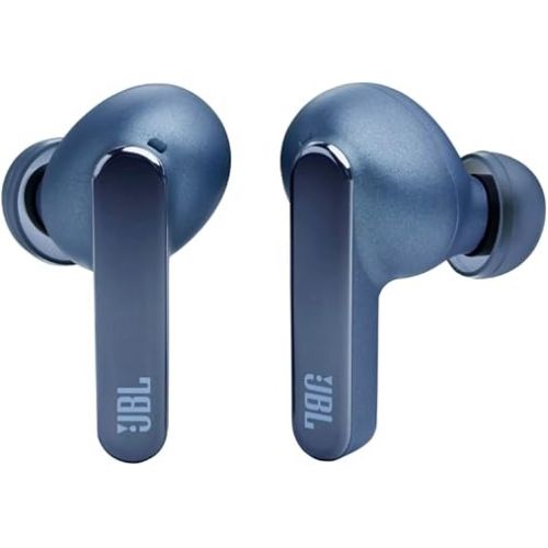 제이비엘 JBL Live Pro 2: 40 Hours of Playtime, True Adaptive Noise Cancelling, Smart Ambient, and Beamforming mics (Blue), Small