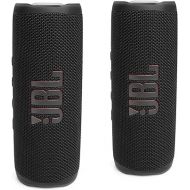 JBL Flip 6 Waterproof Portable Bluetooth Speaker - Pair (Black)
